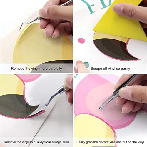 XDSRFVW 1set Craft Vinyl Weeding Tools Set Basic Tool Silhouettes Cameos Lettering DIY Accessories Handmade