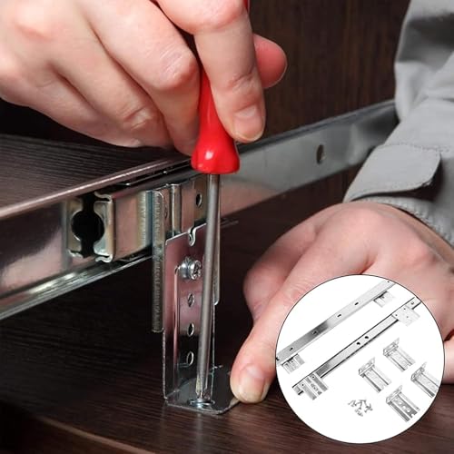 XCIVONTEX Furniture Universal Keyboard Shelf, Platform Drawer for Typing with Smooth Glide Handle Out Computer Drawer for Typing, for Typing Home Office Desk(Teak,60x27cm)