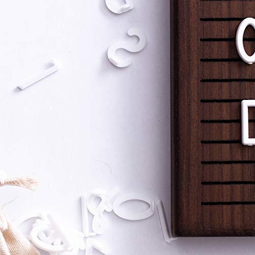 8 x 10 Black Walnut 100% Wooden Letter Board