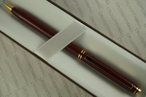 Cross Made in the USA Classic Signature Collection, Burgundy and 22KT Gold 0.5MM Mechanical Pencil