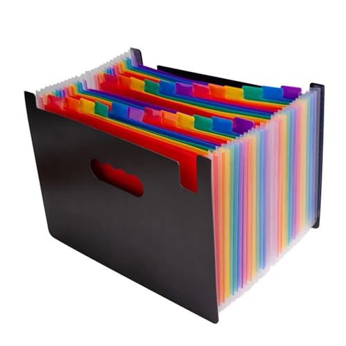 Filing Envelopes 12 Layers of Office Supplies Document Organizer A4 Multi Layer Classification Folder(Color)