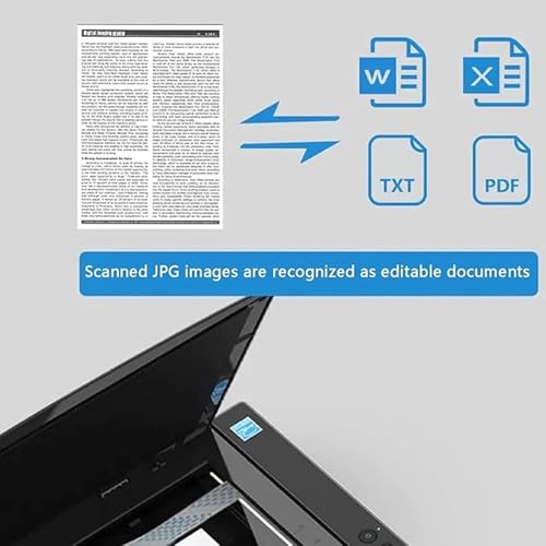 Flatbed Scanner, Large Format, High Resolution, Fast Scanning of Documents and Photos, Suitable for Libraries and Schools.