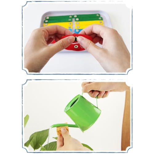 lstyty Montessori Practical Life Complete Tray Set