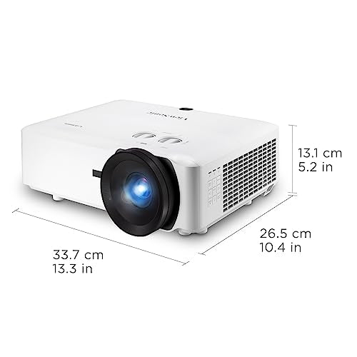 ViewSonic LS710HD 4200 Lumens 1080p Laser Projector with 0.49 Short Throw Ratio, HV Keystone, 4 Corner Adjustment, HDR/HLG Support for Home and Office