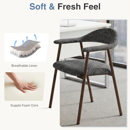 DUMOS Waiting Room Chairs Set of 2, Office Reception Seating Chair No Wheel