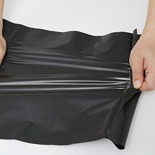 100PCS Courier Bags Self Adhesive Seal Plastic Pouch Black Envelope Mailing Bags (100PCS 40X60CM)