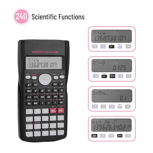 Mr. Pen- Scientific Calculators Bulk, 24 Pack, 2 Line, 240 Functions