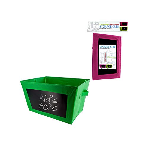 Storage Cube with Chalkboard, Case of 16