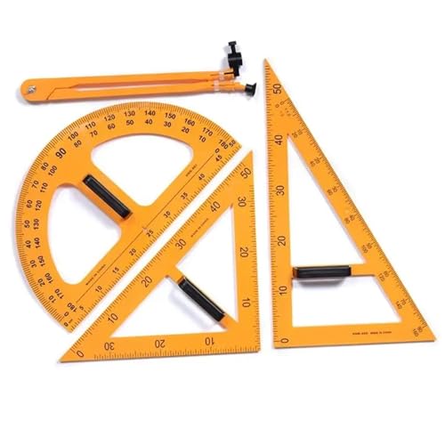 Multifunction Teaching Ruler Set Compasses Protractor Measurement Ruler Math Geometry Tools