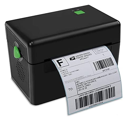 BGVGFBNJ Label Printer–High Speed 4x6 Thermal Printer for Shipping & Postage Labels Home Office Support Multiple Systems(USB Port)