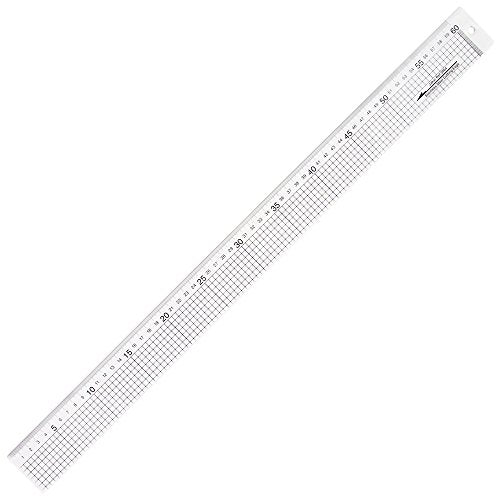 Jakar 600mm Stainless Steel Edge Acrylic Ruler 3064