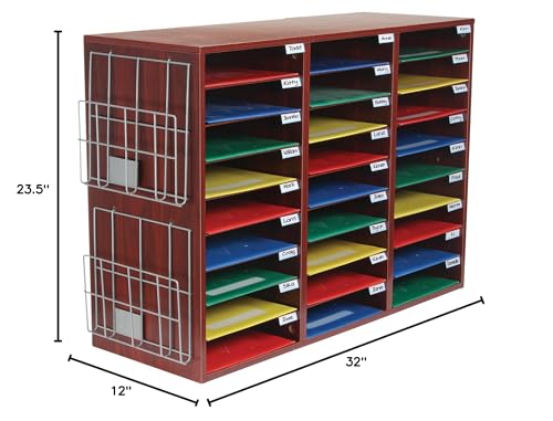 Really Good Stuff Classroom Mail Center with Paper Holders, 1 Mail Center