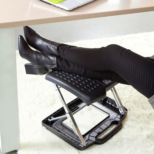 Carepeutic Under Desk Footrest, Foldable Ergonomic Comfort Design