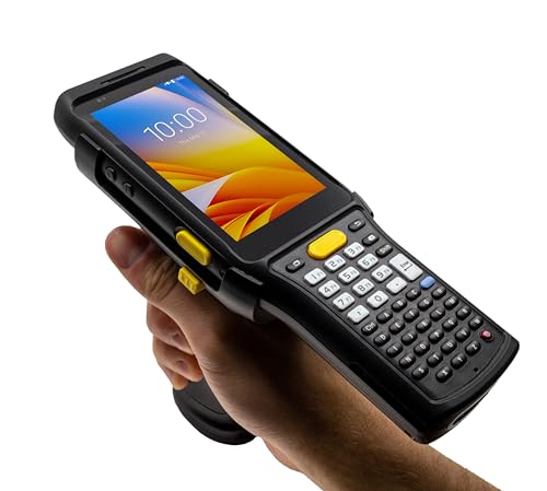 Chainway C61 Wireless Android Pistol-Grip Barcode Scanner Handheld | 2D/1D/QR Barcode Reader | Android 13 (Future Support to 18) | WiFi, BT, Keyboard, Vivid Screen | for Warehouse Inventory Scanning