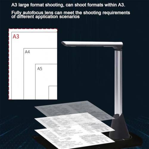 13MP Book Document Camera with Deskewing