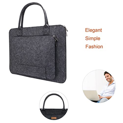 UOHLCX HBJWOV Laptop Bag, Felt Laptop Sleeve Notebook Computer Case Carrying Bag Pouch with Handle(E)
