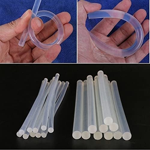 ZTBH Hot Melt Glue Sticks 140 Pcs 7 X 100mm Clear Hot Melt Glue Sticks, for Hot-Glue Gun Glue Craft, 20 Pcs A & 120 Pcs B Melt Glue Stick
