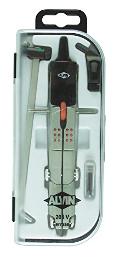 ALVIN Compass Pro Speed Bow with Beam Bar 6" Model 205V Compass for Geometry and Engineering, Included Beam Bar Allows for Drawing Large Circles, Drawing and Architecture Tool - 6 inch