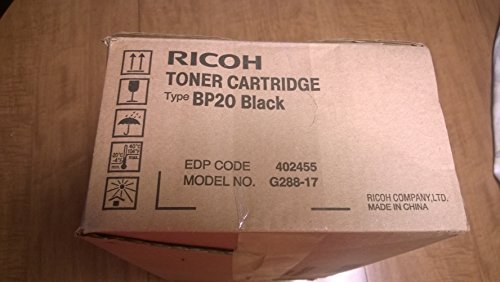 Ricoh Type BP20 Black Toner Cartridge 402455