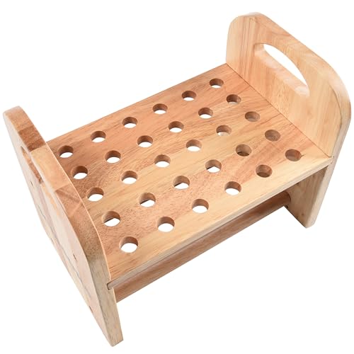 Constructive Playthings Natural Wood Scissors Holder, Classroom, Playroom, Craft Room Organization, Holds 30 Pairs of Kids' Scissors
