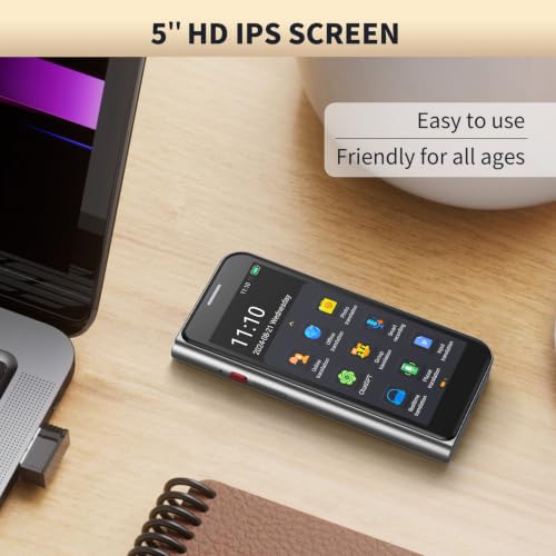 Language Translator Device No Wifi Needed, High-end Upgraded Ai Translator, Offline Real-Time Voice Spainish Translation, Support 150 Languages, Recording&Photo Premium Translation Device for Business