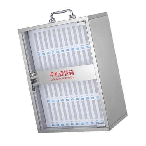 Oxxggkao Privacy Protected Wall Mounted Phone Safe with Nonrust Steel for Secure Storage in Schools and Gyms Lockable Storage