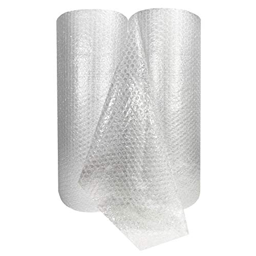 UOFFICE Bubble Cushioning Wrap Roll - 48" Wide x 200' ft - Medium 5/16" Bubbles - Polyethylene