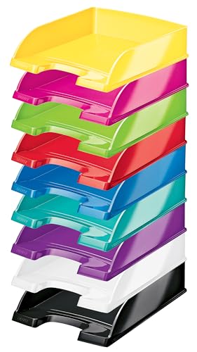 Leitz Wow 52263016 Letter Tray Pack of 5 Yellow