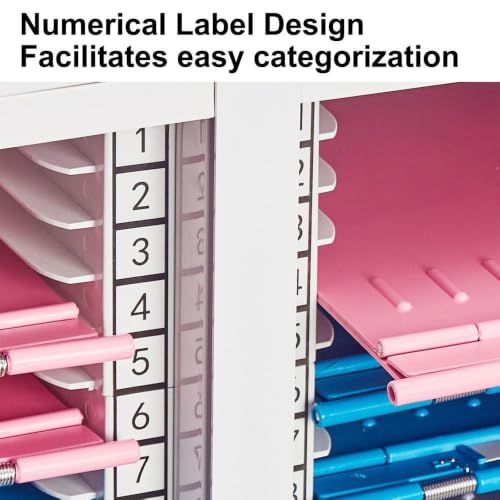 Multi-Tier Mobile Chart Rack with Locking Casters