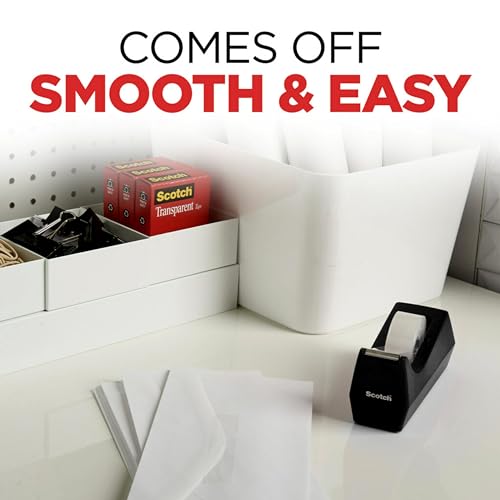 Scotch Transparent Tape, 1 Inch Core, Refills, 3/4 in. x 1,000 in.