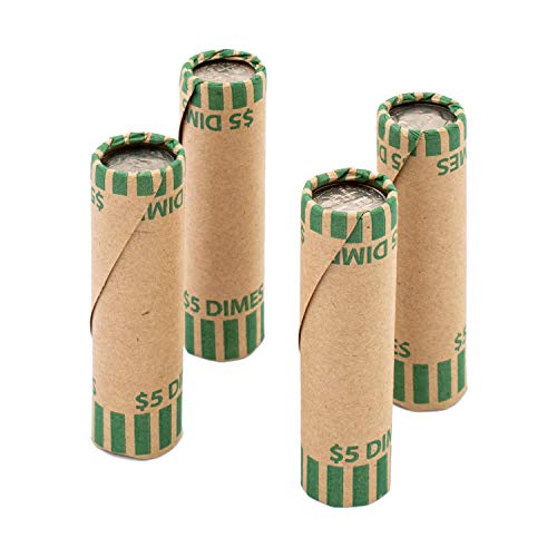 Pre-Formed Dime Coin Wrappers (Bundle of 1,000)