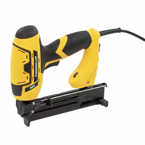 Powerplus POWX13801 Stapler with 300 Staples and 200 Nails, 30 /min