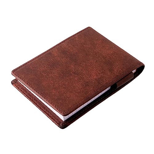 Slip-On PB RHODIA Memo Cover No.11 Leather Italian Leather Pueblo Compact Castagno (Dark Brown) IPV-6001