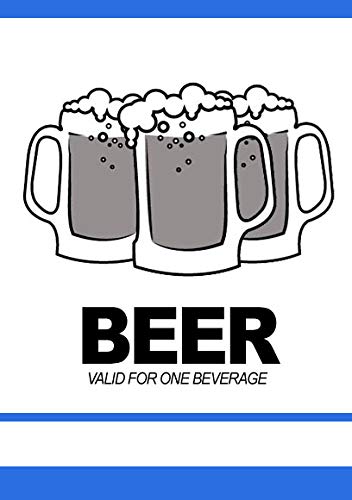 Drink Tickets - Fast & Affordable Beer Tickets by MyZone Printing (Blue, 5000)