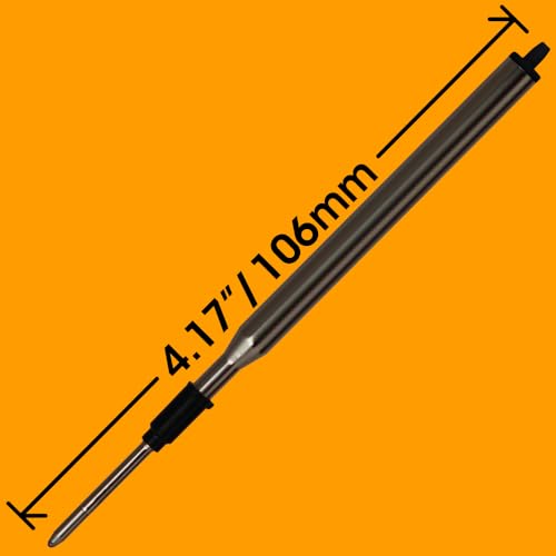 Replacement for Lamy M16 1200150 - Ballpoint Pen Refill - 24 Black