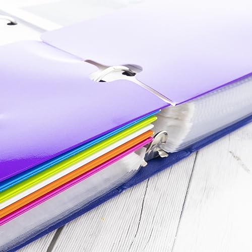 BAZIC Laminated Bright Glossy Color 2-Pockets Portfolios (Case of 48)