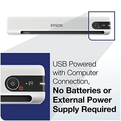 Epson DS-70 Portable Document Scanner Mobile Single-Sheet Scanner