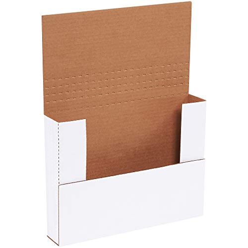 BOX USA Mailer Boxes Medium 11 1/8"L x 8 5/8"W x 2"H 50-Pack - Corrugated Cardboard Box for Shipping, Moving, Mailing, Packing, Packaging and Storage