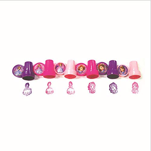 60Pcs Kids Cute Cartoon Seal Stamps Sophia Princess and Frozen Inking Scrapbooking Gifts,Fruit Section (3)