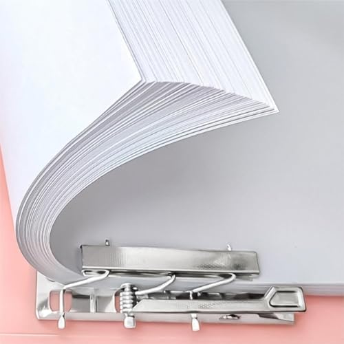 5PCS A4 Ringless Binder Folder Punchless Document File folders