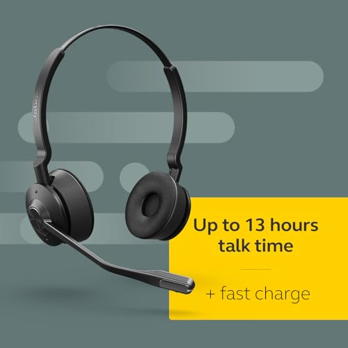Jabra Engage 65 SE (Second Edition) Wireless Dual-Ear Headset, Black