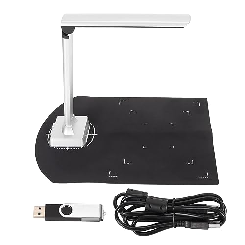 Y3 Portable Document Scanner, USB 12MP Document Camera, Liftable A4 Smart Book Scanner, Travel Friendly, CMOS Sensor, OCR Function for Windows
