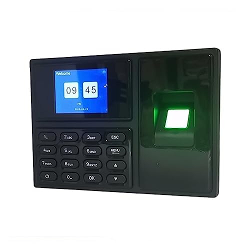 EliteBloom Time Clocks TCP/IP Biometric Fingerprint Employee Time and Attendance Management System Time Clock Punch Clock Machine,