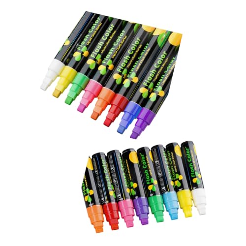 of Liquid Chalks Marker Fluorescent Highlighter Marker Pen Dry Erasable Pens for Writing Blackboard Whiteboard Whiteboard Pen