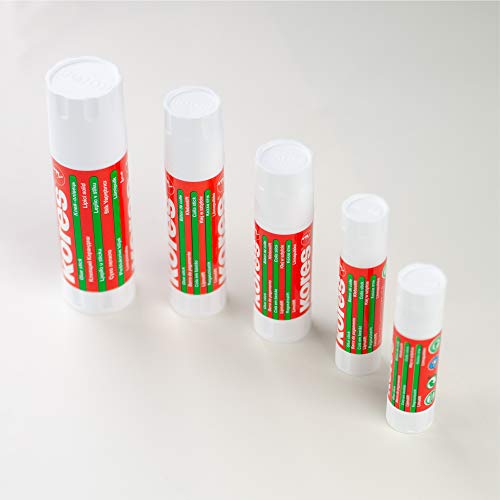 Kores - Glue Stick - Strong Hold White Adhesive Glue, Safe, Non-Toxic - Craft Glue, School Supplies, Aesthetic Stationery, Glue Sticks, Office Supplies, Stick Glue - Multipack of 4 x 20g