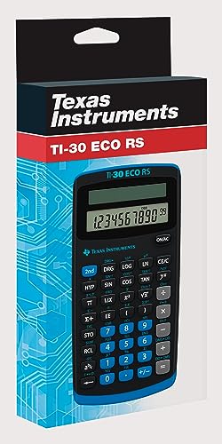 Texas Instruments TI-30 ECO RS School Calculator, Black