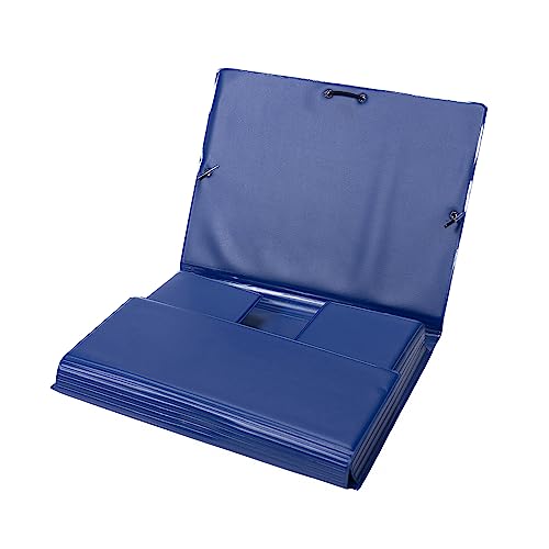 Grafoplás Folder A4 Rubber Flap Plastic Blue