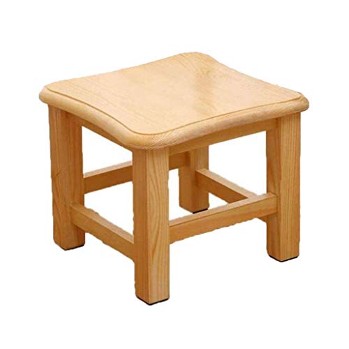 PADZEQ Solid Wood Color Stool - Fashionable Living Room Low Step, Small