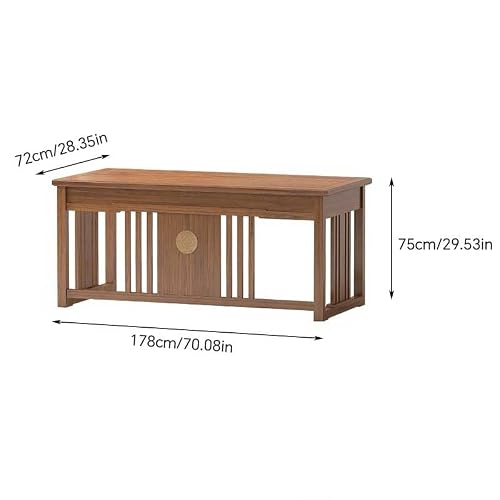 XIXSERTHIA Computer Desk Chinese Style Wooden Desk Office Desk Modern Chinese Style Zen Study Office Desk Office Desks