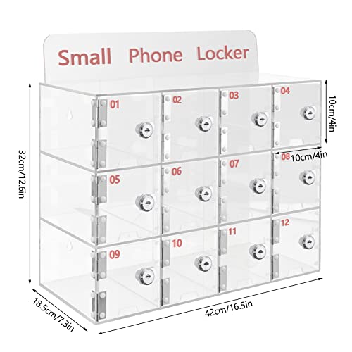 JUMgtcDL Numbered Classroom Sundries Closet Pocket Chart for Cell Phones Holder